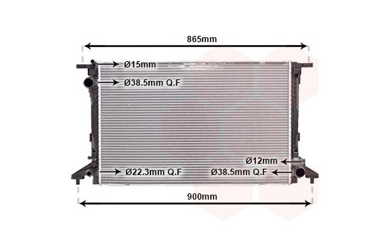 Kylare, motorkylning 03012722 International Radiators