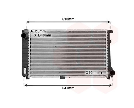 Kylare, motorkylning 06002179 International Radiators, bild 2