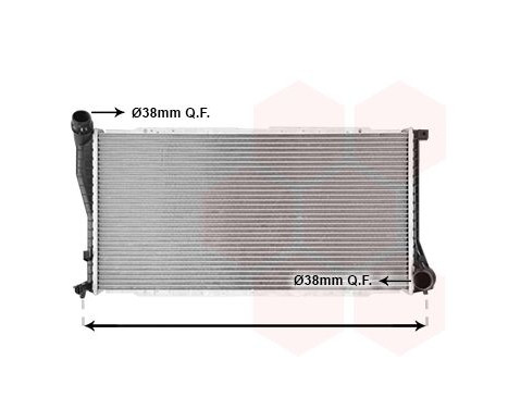 Kylare, motorkylning 06002234 International Radiators, bild 2