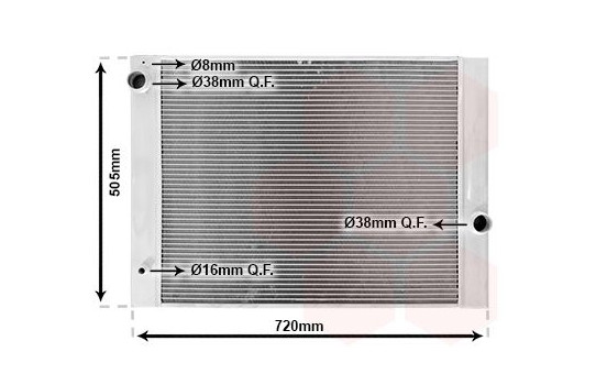 Kylare, motorkylning 06002285 International Radiators