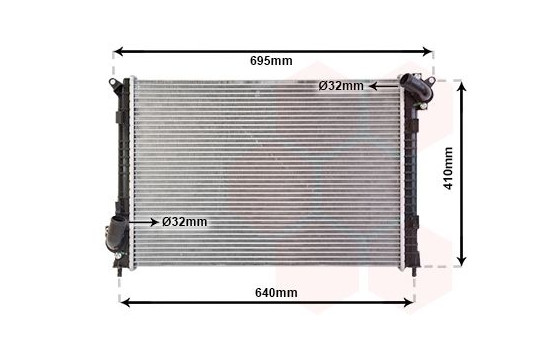 Kylare, motorkylning 06002307 International Radiators, bild 2