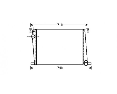 Kylare, motorkylning 06002356 International Radiators