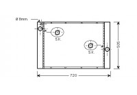 Kylare, motorkylning 06002405 International Radiators