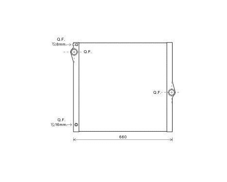 Kylare, motorkylning 06002436 International Radiators