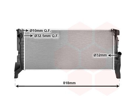 Kylare, motorkylning 06012722 International Radiators