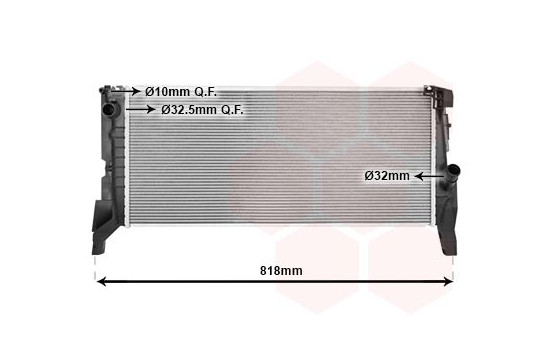 Kylare, motorkylning 06012722 International Radiators
