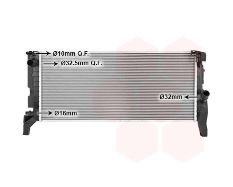 Kylare, motorkylning 06012724 International Radiators