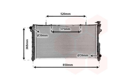 Kylare, motorkylning 07002077 International Radiators, bild 2