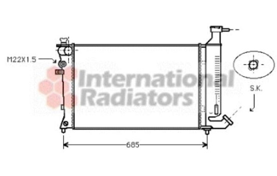 Kylare, motorkylning 09002124 International Radiators, bild 2