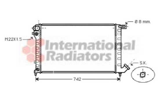 Kylare, motorkylning 09002147 International Radiators, bild 2