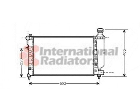 Kylare, motorkylning 09002196 International Radiators, bild 2