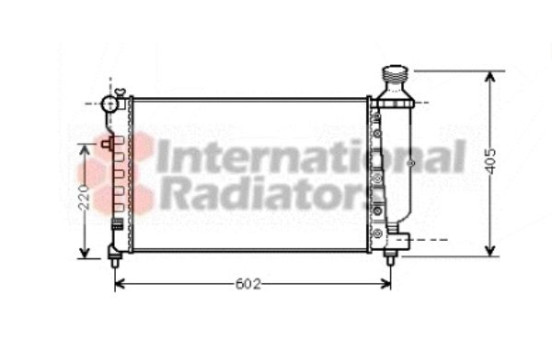 Kylare, motorkylning 09002196 International Radiators, bild 2