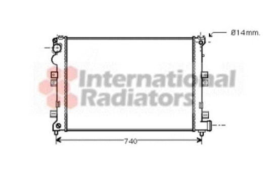 Kylare, motorkylning 09002208 International Radiators, bild 2