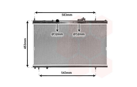 Kylare, motorkylning 09002228 International Radiators, bild 2