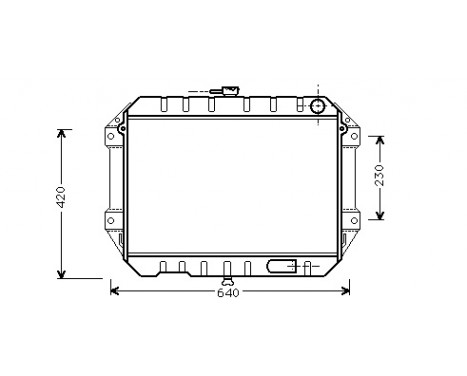 Kylare, motorkylning 11002027 International Radiators