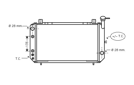 Kylare, motorkylning 13002049 International Radiators