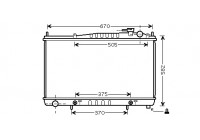 Kylare, motorkylning 13002232 International Radiators