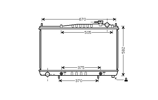 Kylare, motorkylning 13002232 International Radiators