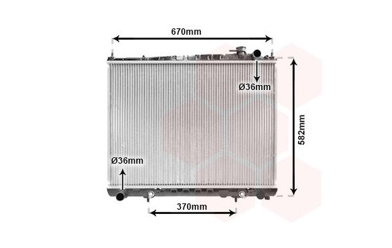Kylare, motorkylning 13002232 International Radiators, bild 2