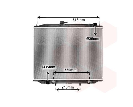 Kylare, motorkylning 13002262 International Radiators, bild 2
