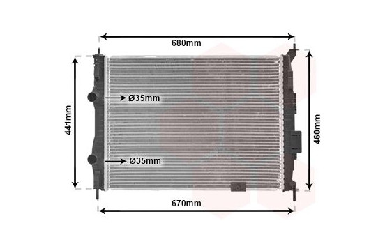 Kylare, motorkylning 13002278 International Radiators, bild 2