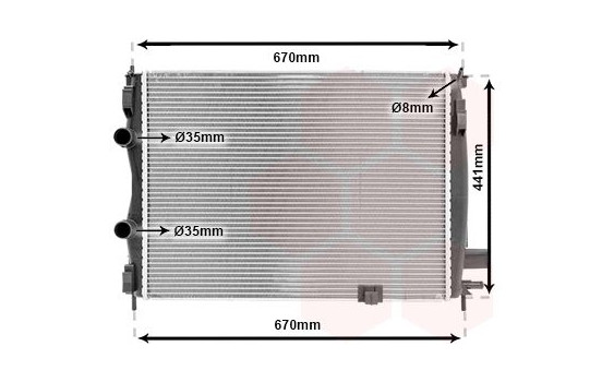 Kylare, motorkylning 13002287 International Radiators, bild 2