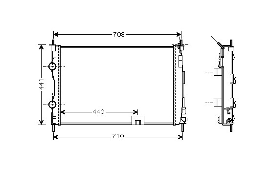 Kylare, motorkylning 13002288 International Radiators