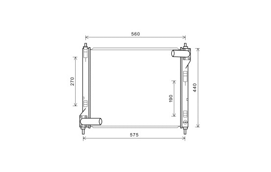 Kylare, motorkylning 13002354 International Radiators