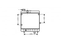 Kylare, motorkylning 17002028 International Radiators