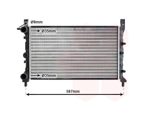 Kylare, motorkylning 17002078 International Radiators, bild 2