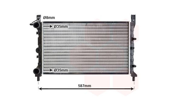 Kylare, motorkylning 17002078 International Radiators, bild 2