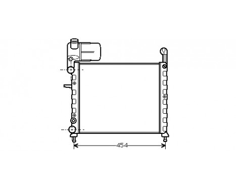 Kylare, motorkylning 17002100 International Radiators