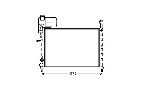 Kylare, motorkylning 17002101 International Radiators