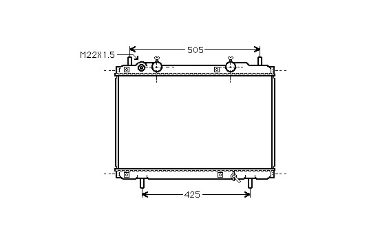 Kylare, motorkylning 17002184 International Radiators