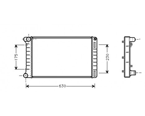 Kylare, motorkylning 17002212 International Radiators