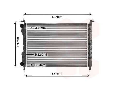 Kylare, motorkylning 17002224 International Radiators, bild 2