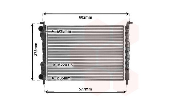Kylare, motorkylning 17002224 International Radiators, bild 2