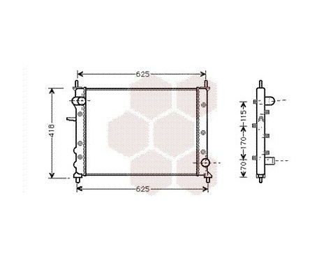 Kylare, motorkylning 17002227 International Radiators, bild 2