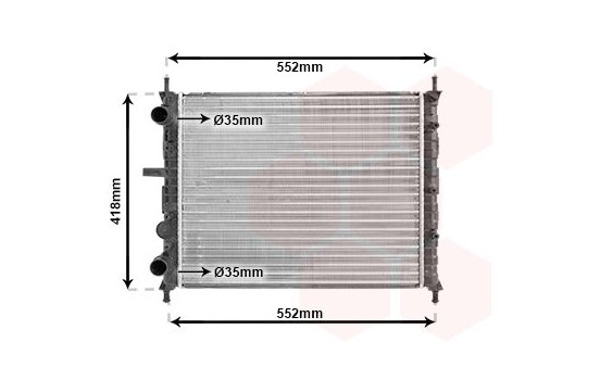 Kylare, motorkylning 17002229 International Radiators, bild 2