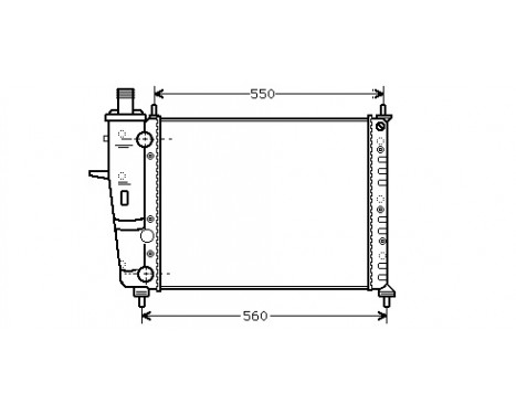 Kylare, motorkylning 17002230 International Radiators