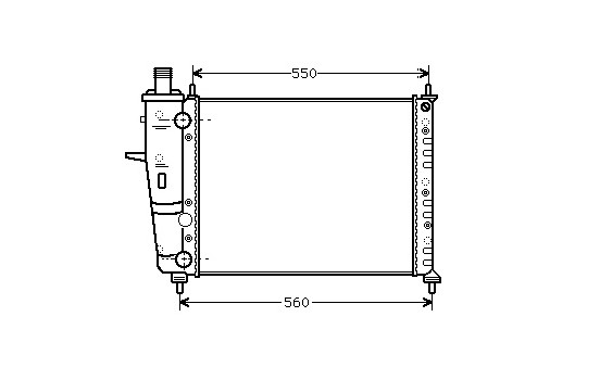 Kylare, motorkylning 17002230 International Radiators
