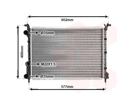 Kylare, motorkylning 17002232 International Radiators, bild 2