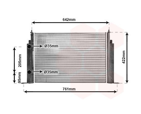 Kylare, motorkylning 17002244 International Radiators, bild 2