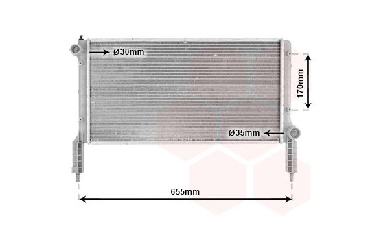 Kylare, motorkylning 17002264 International Radiators, bild 2