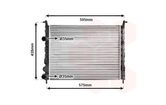 Kylare, motorkylning 17002316 International Radiators, bild 2