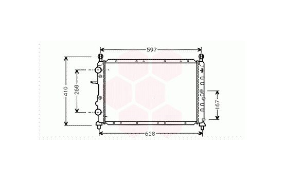 Kylare, motorkylning 17002322 International Radiators