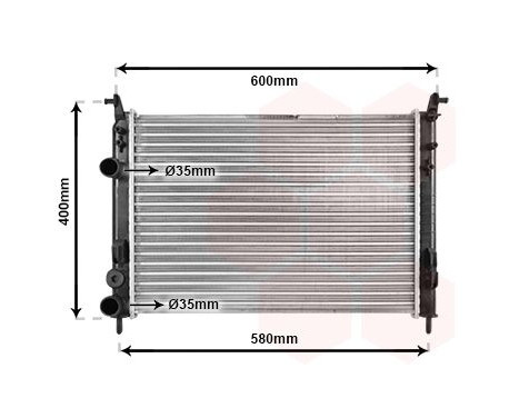 Kylare, motorkylning 17002336 International Radiators, bild 2