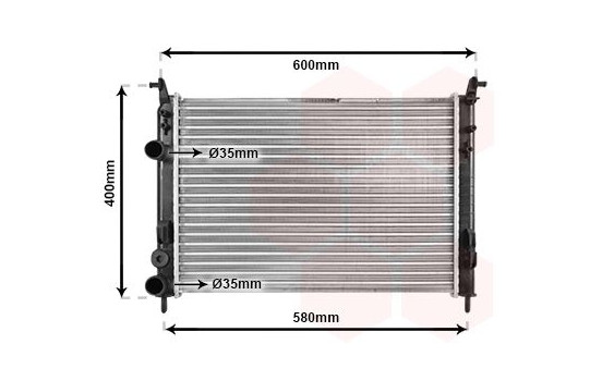 Kylare, motorkylning 17002336 International Radiators, bild 2