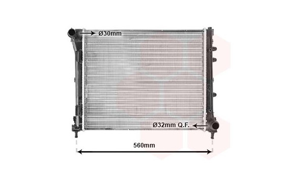 Kylare, motorkylning 17002346 International Radiators, bild 2