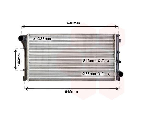 Kylare, motorkylning 17002379 International Radiators, bild 2